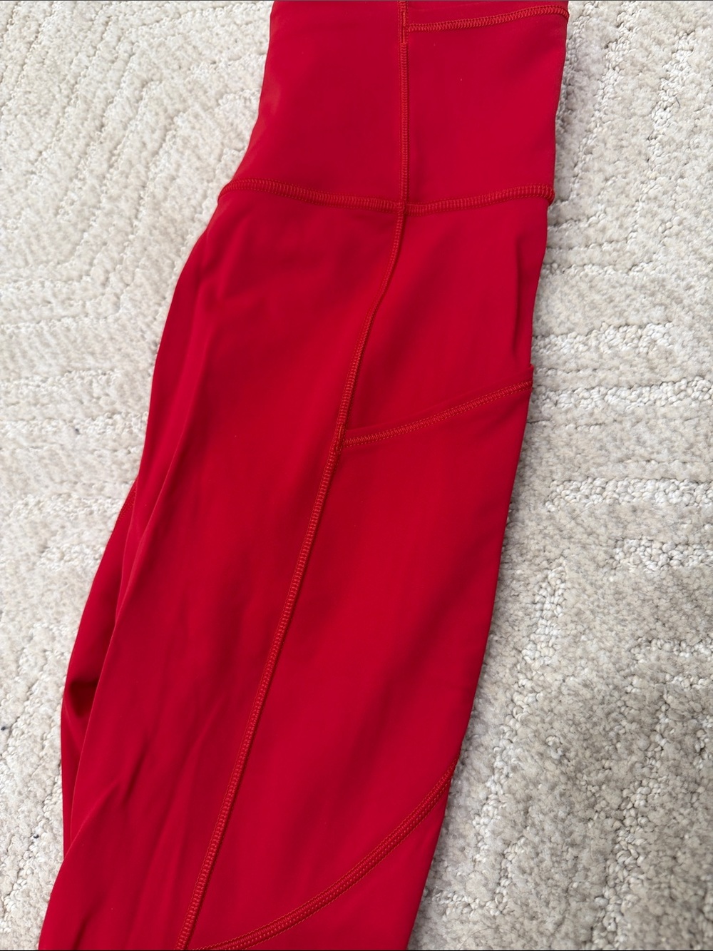 lululemon athletica Bright Red Athletic Leggings - Picture 2 of 6